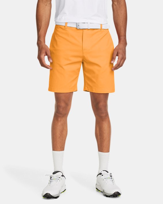 Men's UA Iso-Chill Airvent Shorts in Orange image number 0